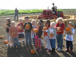 Students on a field trip